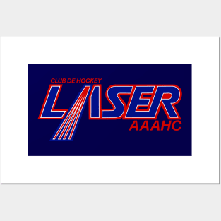 Defunct Saint-Hyacinthe Laser Hockey 1996 Posters and Art